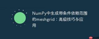NumPy中生成带条件依赖范围的meshgrid：高级技巧与应用