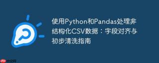 使用Python和Pandas处理非结构化CSV数据：字段对齐与初步清洗指南