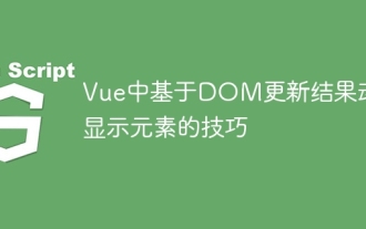 dom更新に基づく要素の動的表示のためのヒントは、VUEの結果