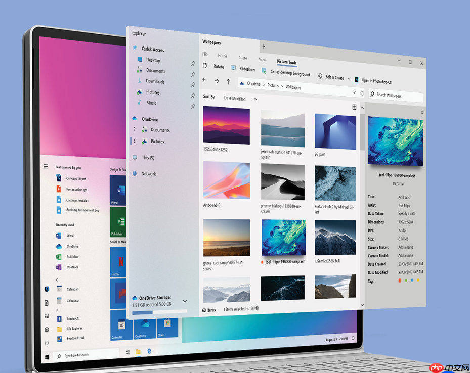 设计师展示Windows 10资源管理新概念