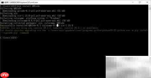 Python生成中文二维码