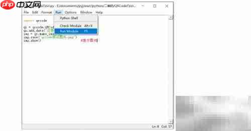 Python生成中文二维码
