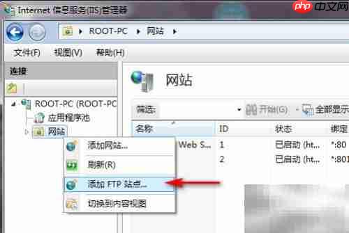 Windows搭建FTP服务指南