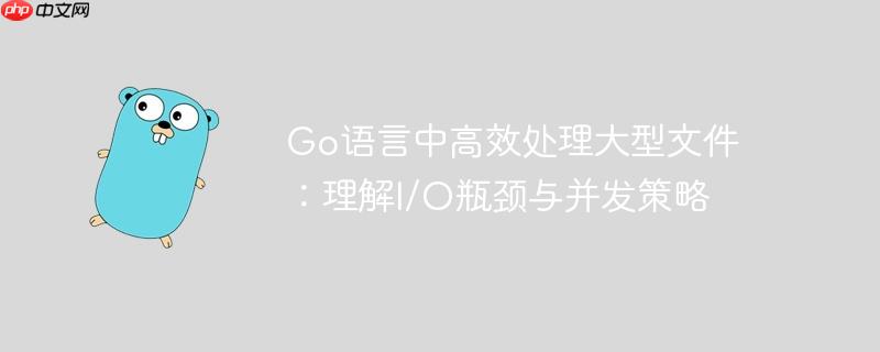 Go语言中高效处理大型文件:理解I/O瓶颈与并发策略