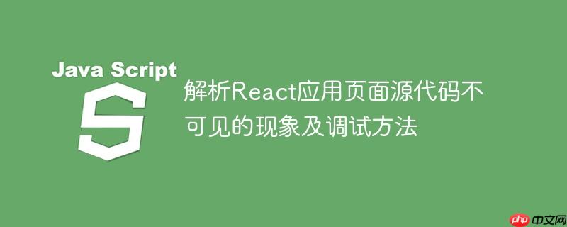 解析React应用页面源代码不可见的现象及调试方法
