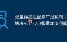 张量维度适配与广播机制：解决4D与2D张量加法问题
