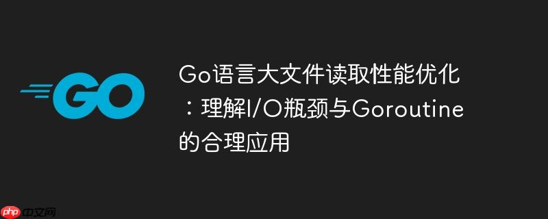 Go语言大文件读取性能优化:理解I/O瓶颈与Goroutine的合理应用