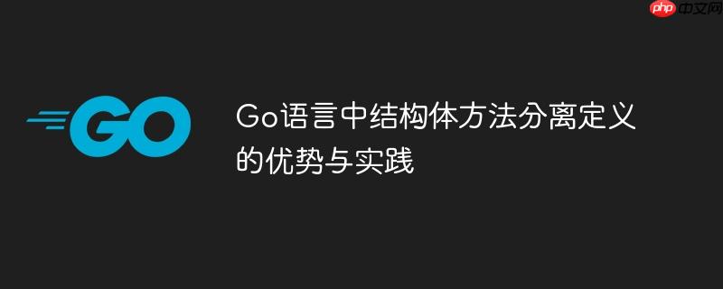 Go语言中结构体方法分离定义的优势与实践