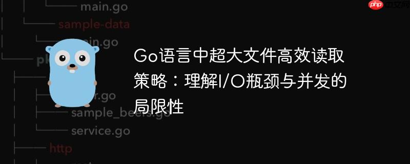 go语言中超大文件高效读取策略:理解i/o瓶颈与并发的局限性