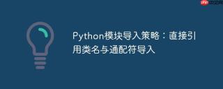 Python模块导入策略：直接引用类名与通配符导入