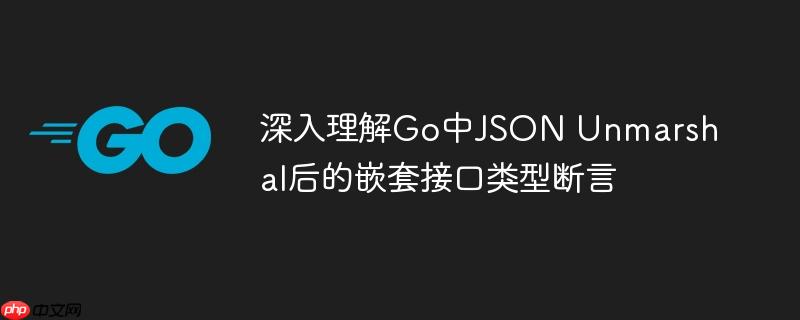 深入理解Go中JSON Unmarshal后的嵌套接口类型断言