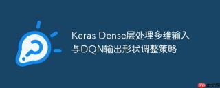 Keras Dense层处理多维输入与DQN输出形状调整策略