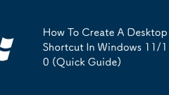 Cara Membuat Pintasan Desktop di Windows 11/10 (Panduan Cepat)