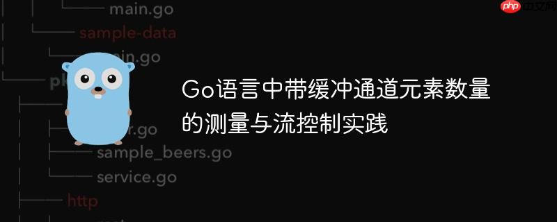 Go语言中带缓冲通道元素数量的测量与流控制实践
