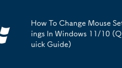Cara menukar tetapan tetikus di Windows 11/10 (Panduan Cepat)