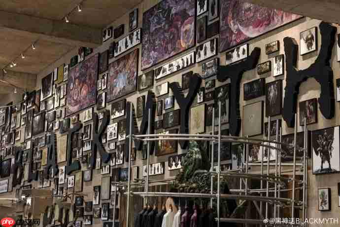 《黑神话》首家线下店实拍图公布：钟馗骑虎超霸气