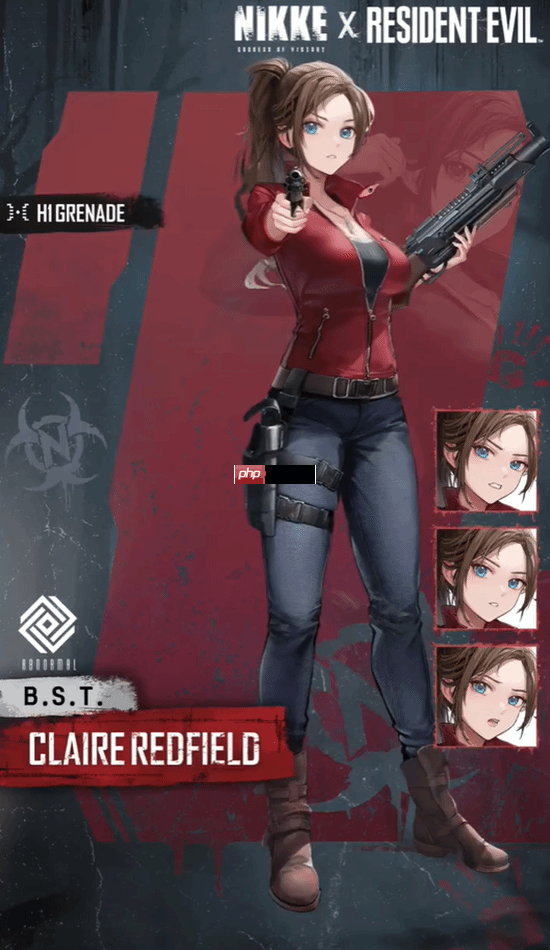 《胜利女神：妮姬》X《生化危机》联动角色展示：克莱尔与艾达王