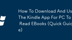 Cara memuat turun dan menggunakan aplikasi Kindle untuk PC untuk membaca ebook (Panduan Cepat)
