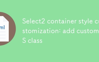Select2容器樣式定制:添加自定義CSS類