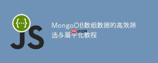 MongoDB数组数据的高效筛选与扁平化教程