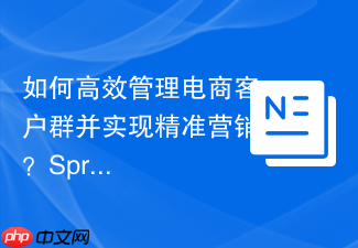 如何高效管理电商客户群并实现精准营销？SprykerCustomerGroup模块助你轻松搞定！