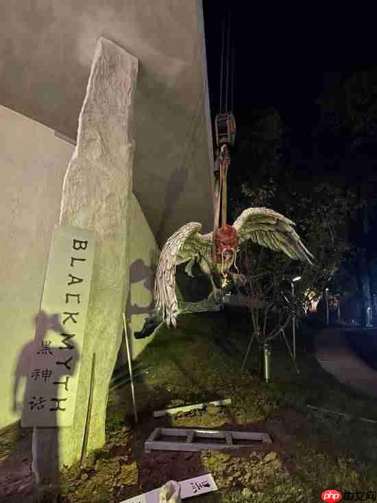 杨奇晒《黑神话》线下零售店:杨戬、牛魔王雕像超还原 还有主题甜品和饮品