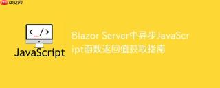 Blazor Server中异步JavaScript函数返回值获取指南