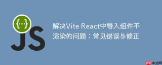 解决Vite React中导入组件不渲染的问题：常见错误与修正