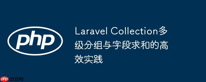 Laravel Collection多级分组与字段求和的高效实践