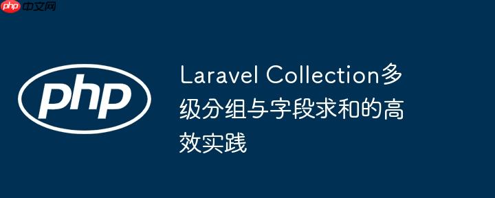 laravel collection多级分组与字段求和的高效实践