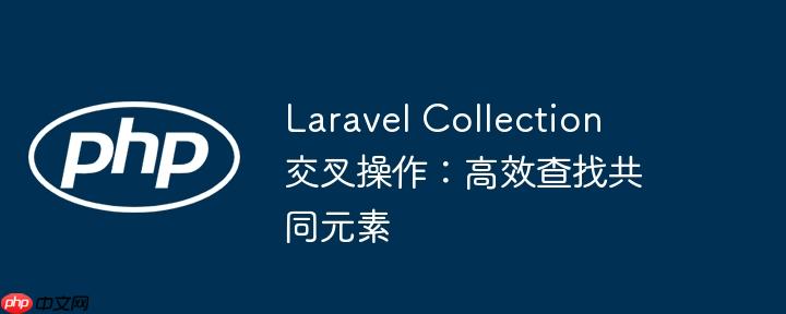 Laravel Collection 交叉操作:高效查找共同元素