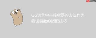 Go语言中带接收器的方法作为回调函数的适配技巧