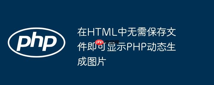 在HTML中无需保存文件即可显示PHP动态生成图片