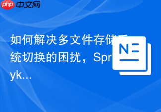如何解決多文件存儲系統(tǒng)切換的困擾，Spryker/FileSystem助你輕松駕馭！
