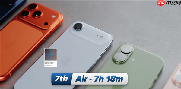 iPhone 17全系日常使用续航实测：iPhone 17 Pro Max可达13小时