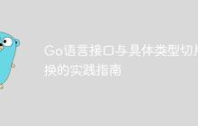 Go语言接口与具体类型切片转换的实践指南