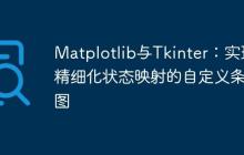 Matplotlib与Tkinter：实现精细化状态映射的自定义条形图