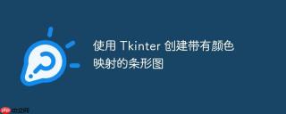 使用 Tkinter 创建带有颜色映射的条形图