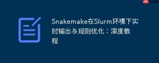 Snakemake在Slurm环境下实时输出与规则优化：深度教程