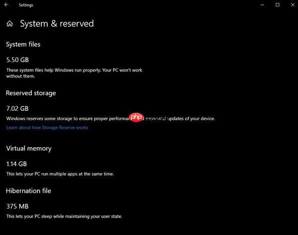 Windows 10 19H1加入预留空间功能：划走7GB硬盘用于部署更新