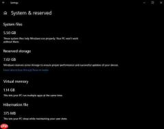 Windows 10 19H1加入预留空间功能：划走7GB硬盘用于部署更新