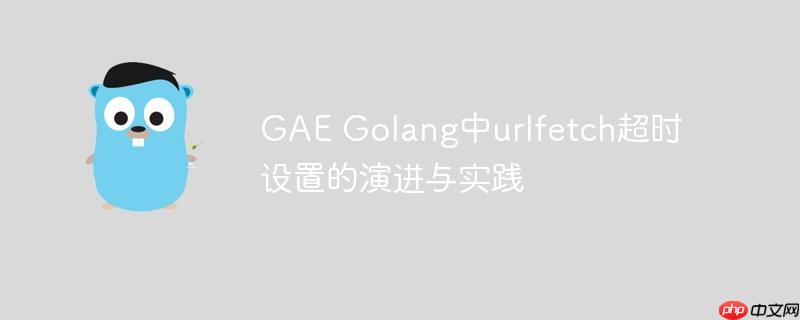 GAE Golang中urlfetch超时设置的演进与实践
