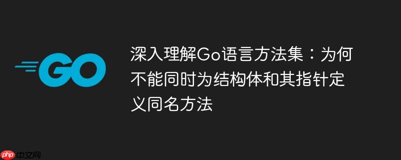 深入理解Go语言方法集:为何不能同时为结构体和其指针定义同名方法