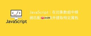 JavaScript：在对象数组中根据匹配值查找并提取特定属性