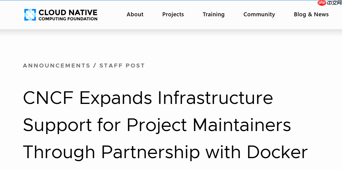 CNCF 与 Docker 达成合作