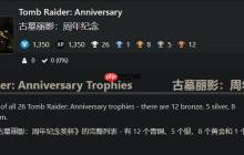真要来了？《古墓丽影：十周年纪念版》奖杯列表泄露