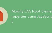 使用 JavaScript 修改 CSS Root 元素属性