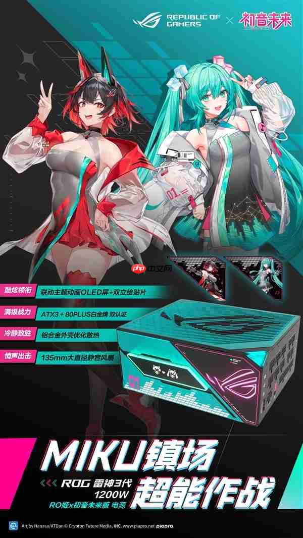 全线登场！ROG×初音未来联名装备开启预约 超能好物即刻拥有