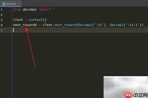 Python Context next_toward()用法