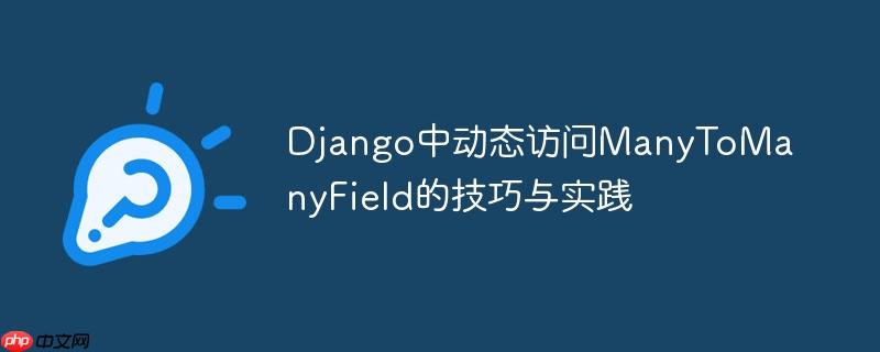 Django中动态访问ManyToManyField的技巧与实践
